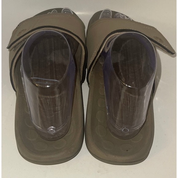 Vionic Kiwi -Men's Motion Control Orthotic Slide Sandal Camel Khaki Sz 7 US - Picture 6 of 8